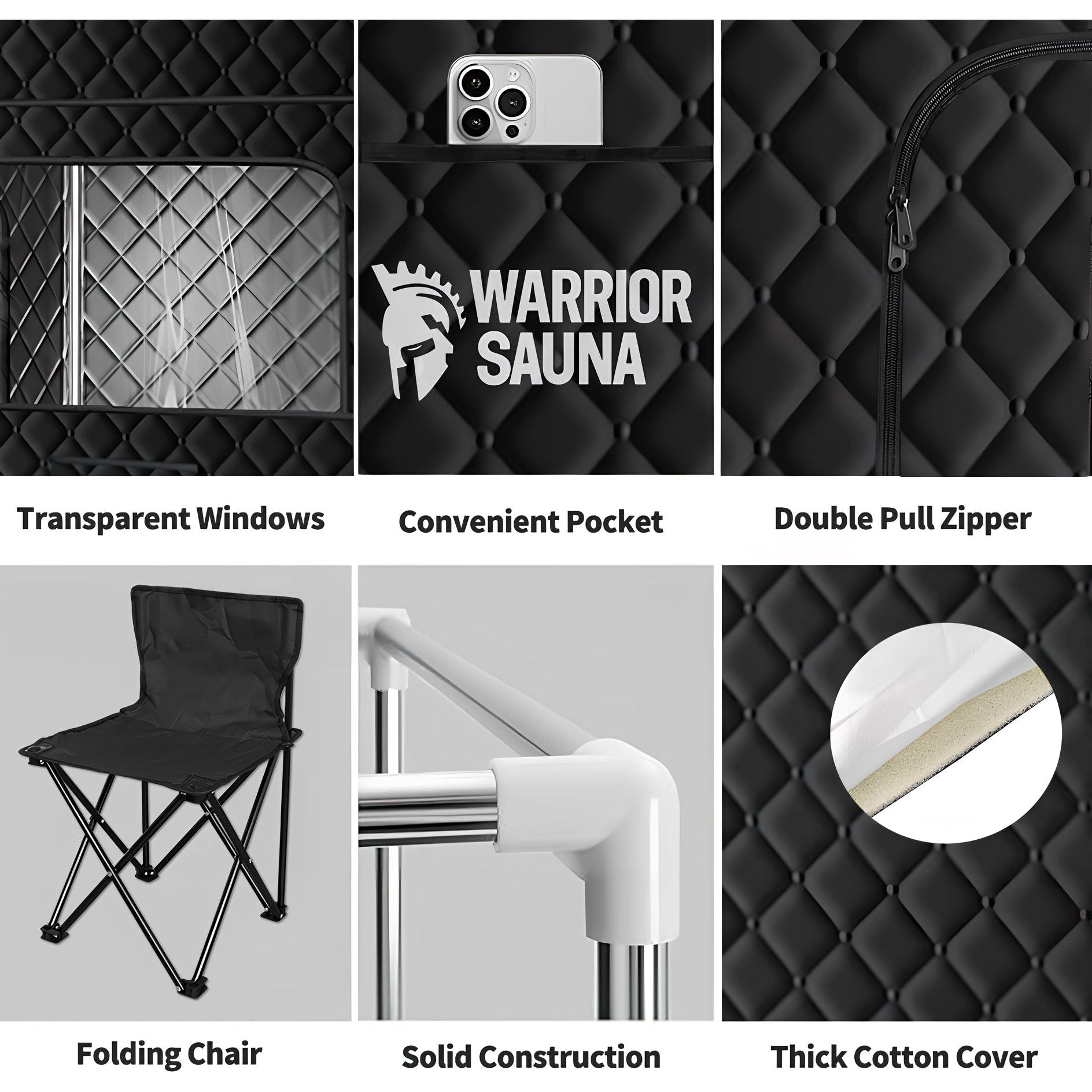 WARRIOR PORTABLE STEAM SAUNA