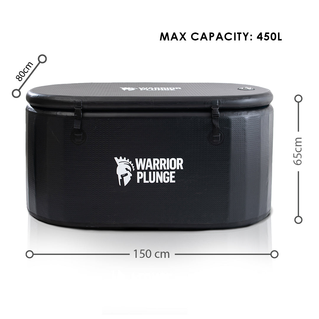 WARRIOR PLUNGE V4 Ice Bath Spa Tub with 2.0hp Chiller