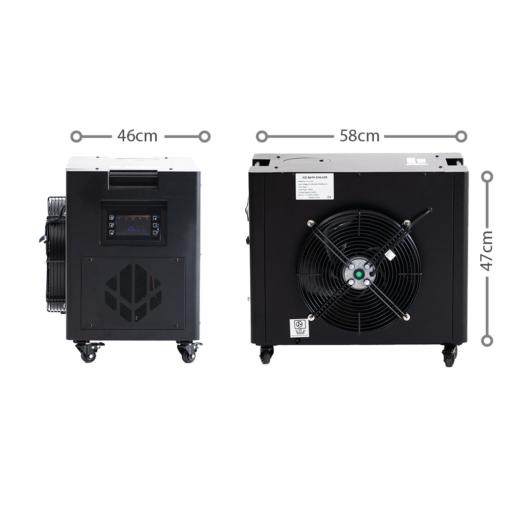 WARRIOR PLUNGE V4 Ice Bath Spa Tub with 2.0hp Chiller