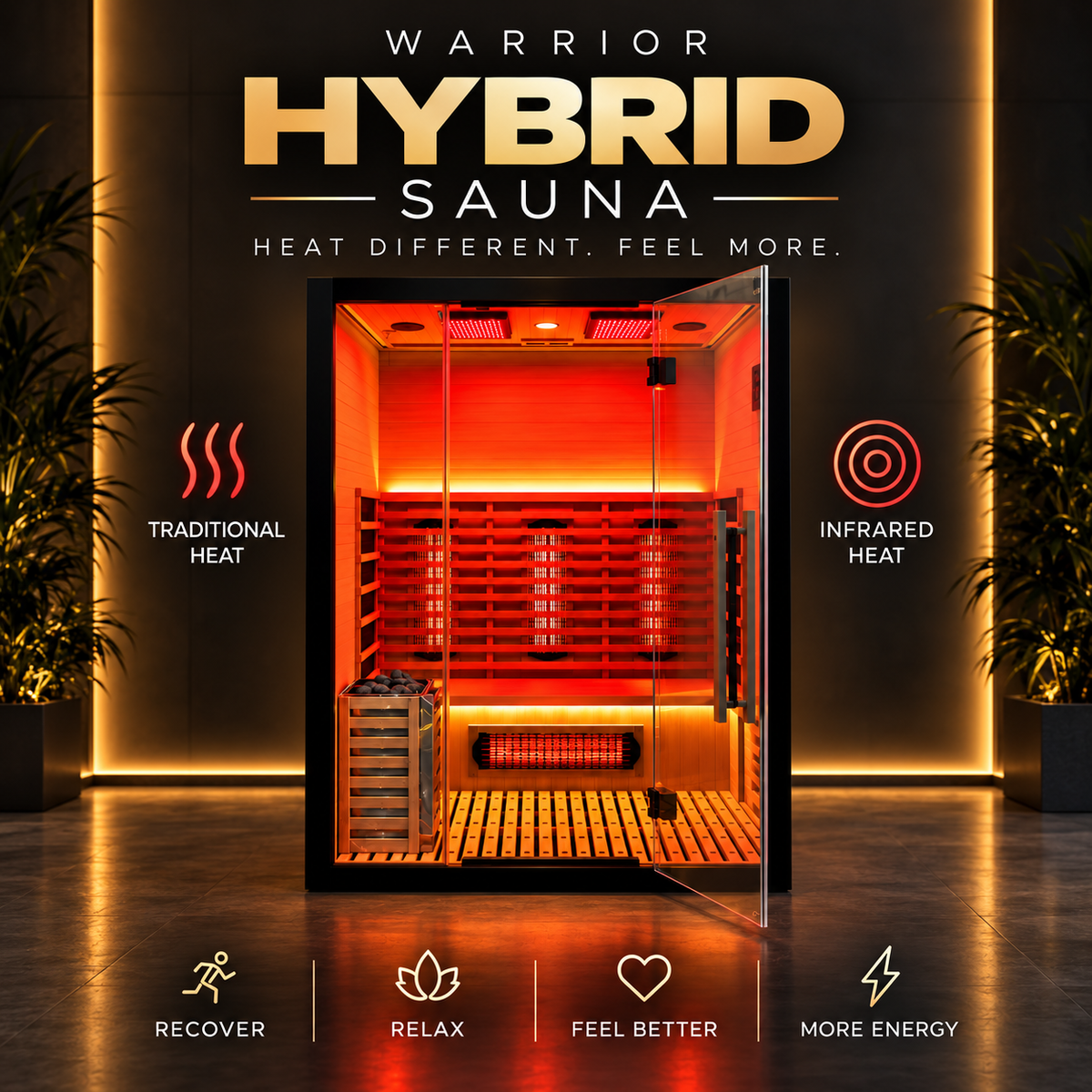 Warrior Hybrid Pro Sauna