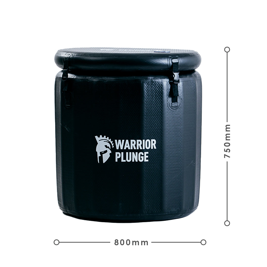 WARRIOR PLUNGE V1 Ice Bath Round Tub with 1.0 hp Chiller