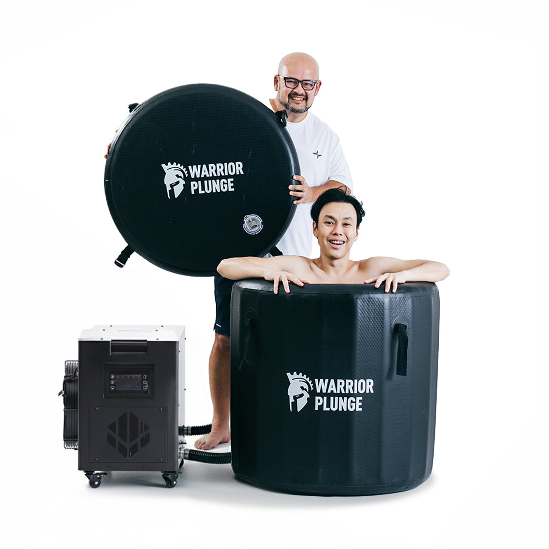 WARRIOR PLUNGE V1 Ice Bath Round Tub with 1.0 hp Chiller