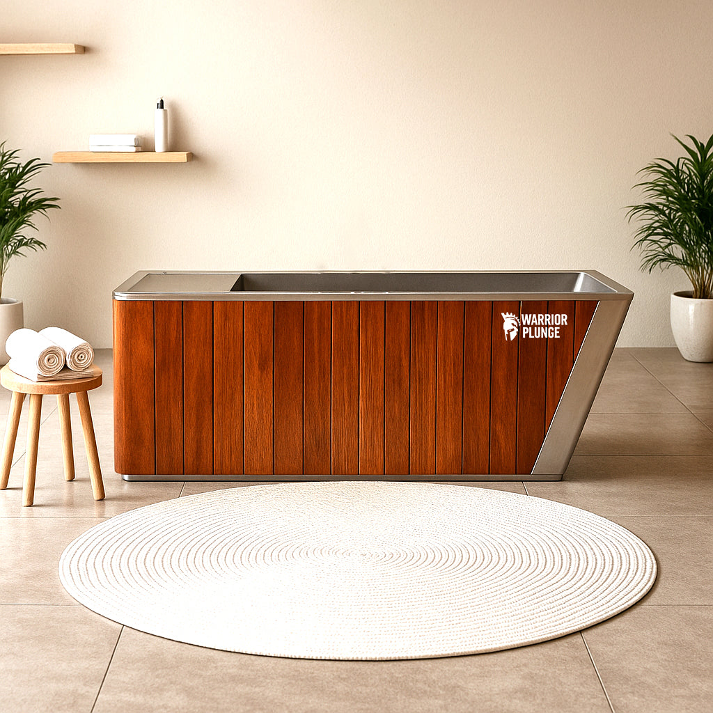 WARRIOR PLUNGE CEDAR - Ice Bath Signature Red Cedar & Stainless Steel Tub