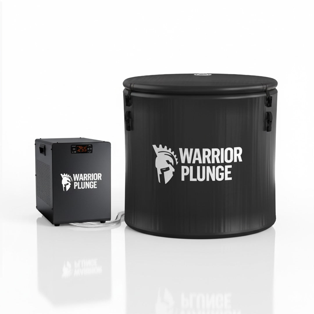 Warrior Plunge Mini Ice bath Round Tub with 0.3hp Chiller