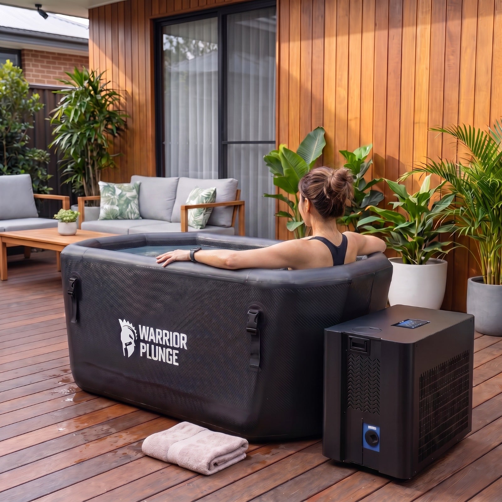 WARRIOR PLUNGE V4 Bak Mandi Es Spa dengan Pendingin 2.0hp