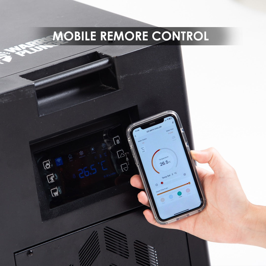 WARRIOR PLUNGE V4 Ice Bath Spa Tub with 2.0hp Chiller