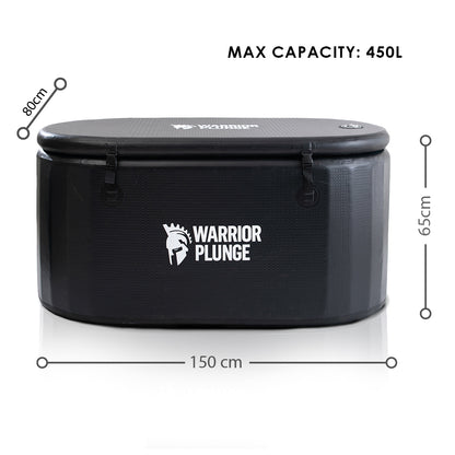 WARRIOR PLUNGE V4 Ice Bath Spa Tub with 2.0hp Chiller