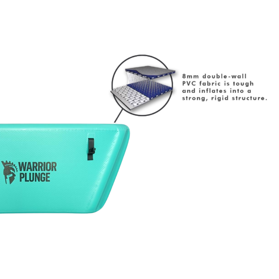 WARRIOR PLUNGE 1.6m Tiffany Blue Spa Tub