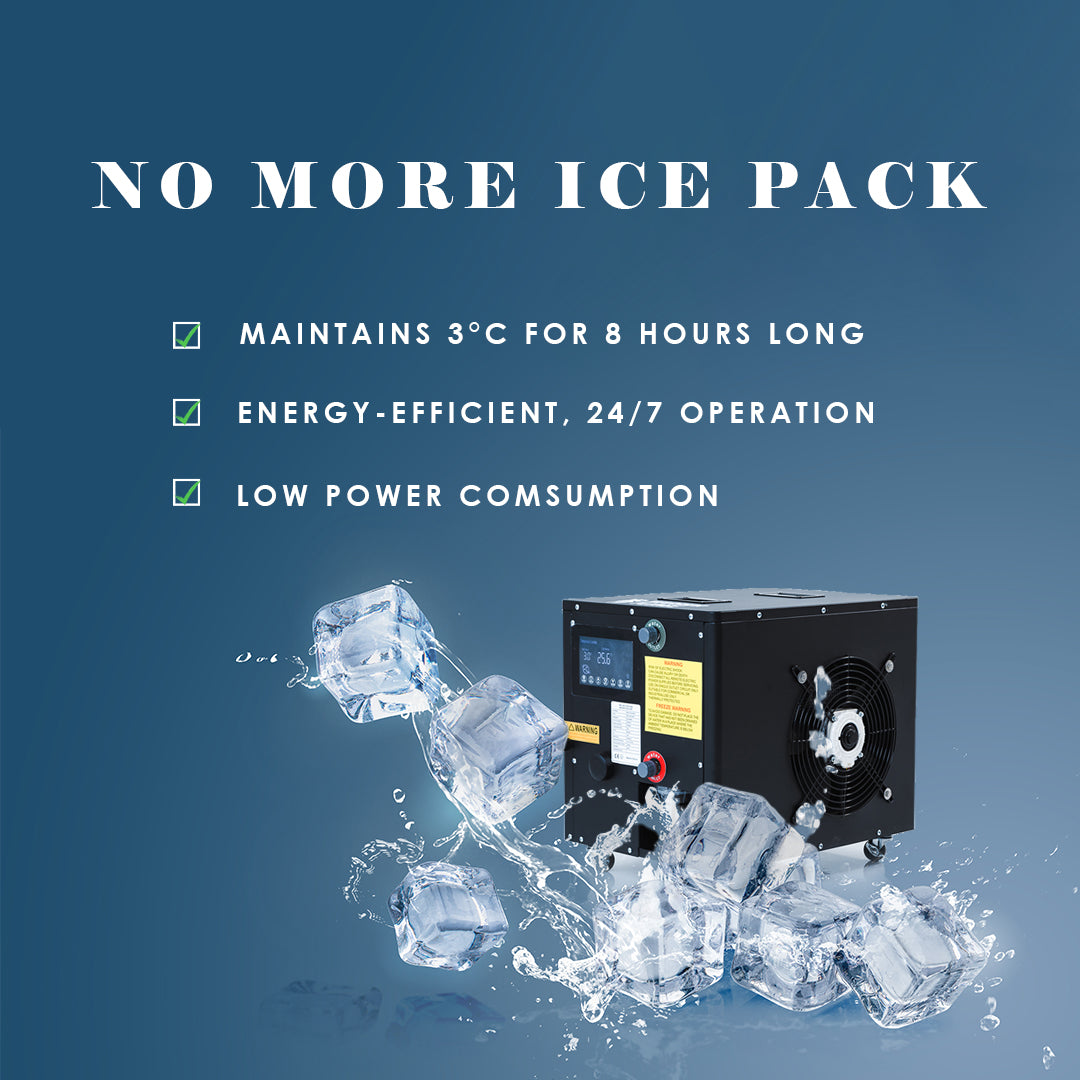 WARRIOR PLUNGE V1 Ice Bath Round Tub with 1.0hp Chiller