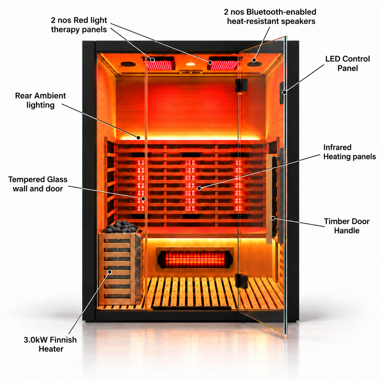 Warrior Hybrid Pro Sauna