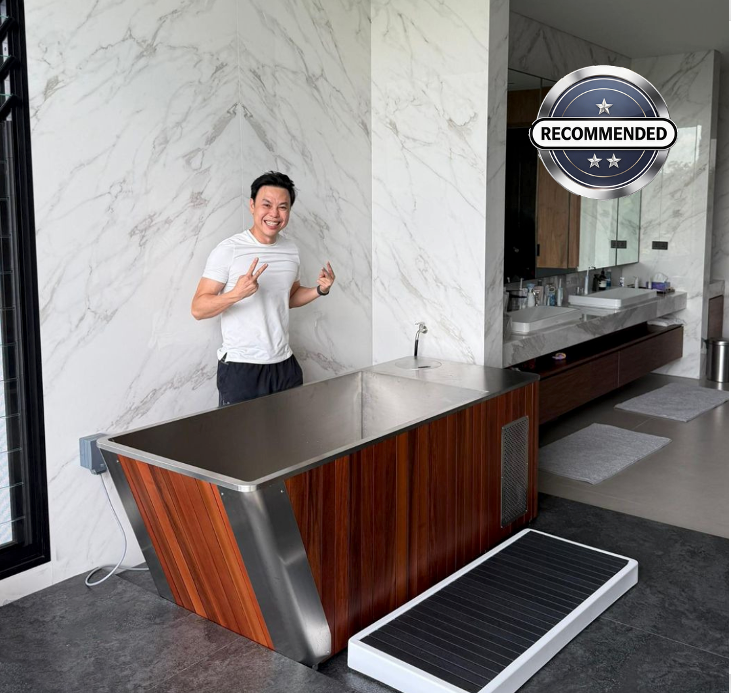 WARRIOR PLUNGE CEDAR - Ice Bath Signature Red Cedar & Stainless Steel Tub