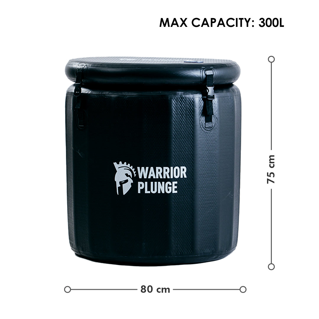 WARRIOR PLUNGE V1 Ice Bath Round Tub with 1.0hp Chiller