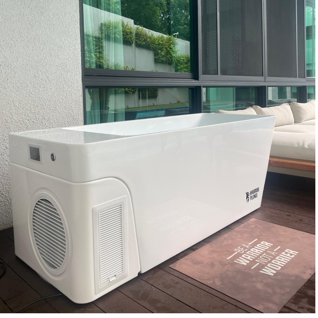 WARRIOR PLUNGE LUXE Ice Bath Tub with 1.0 hp Chiller