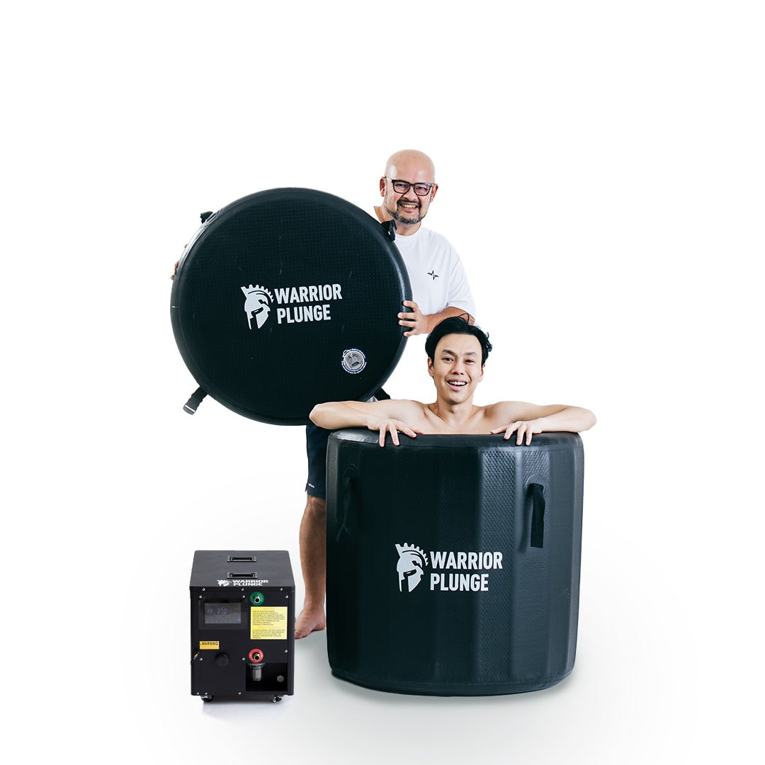 WARRIOR PLUNGE V1 Ice Bath Round Tub with 1.0hp Chiller