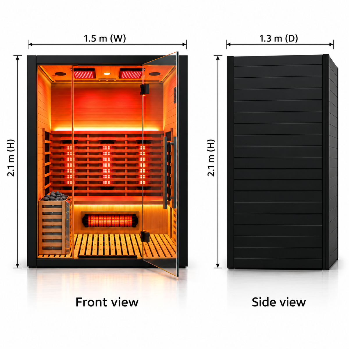 Warrior Hybrid Pro Sauna