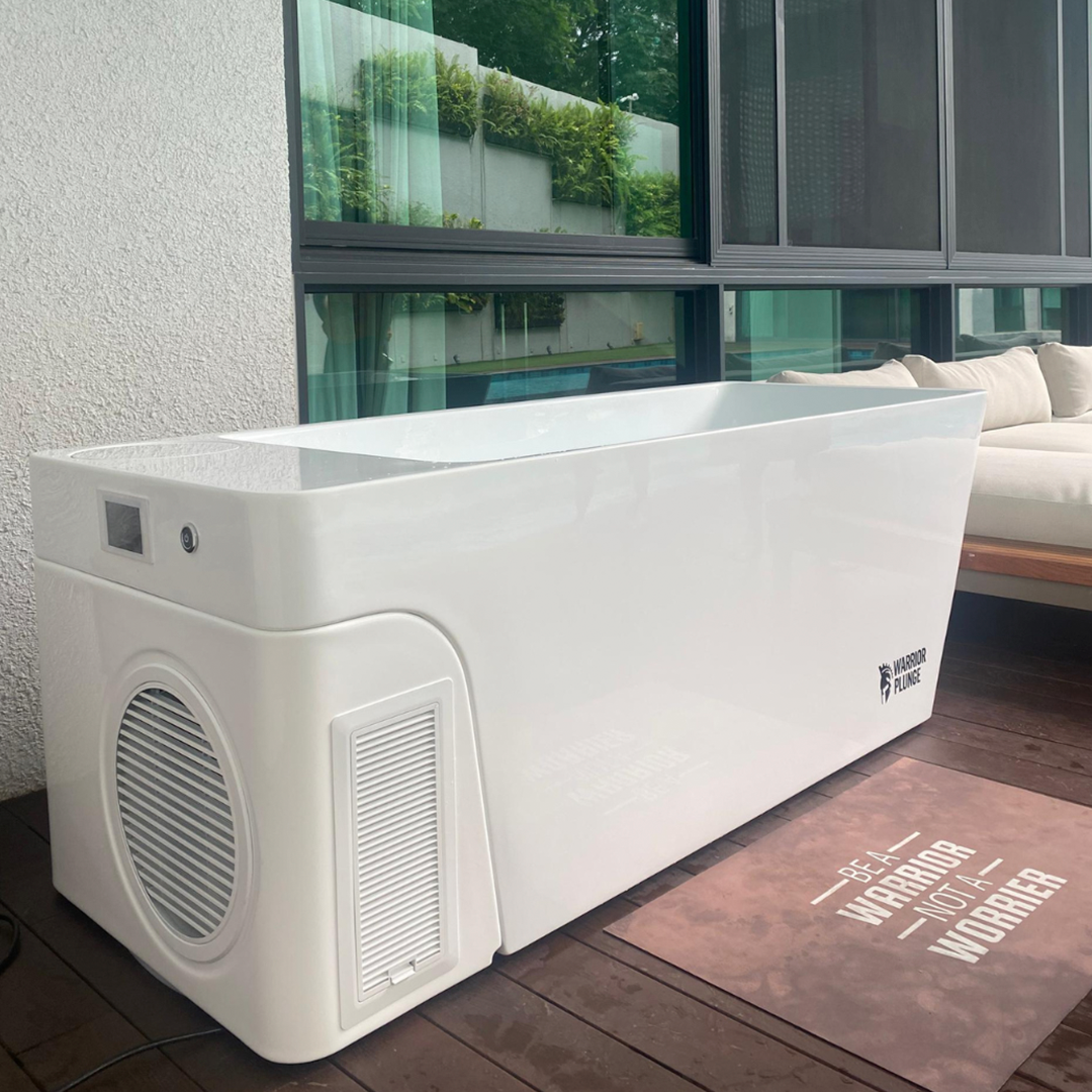 WARRIOR PLUNGE LUXE Ice Bath Tub with 1.0 hp Chiller