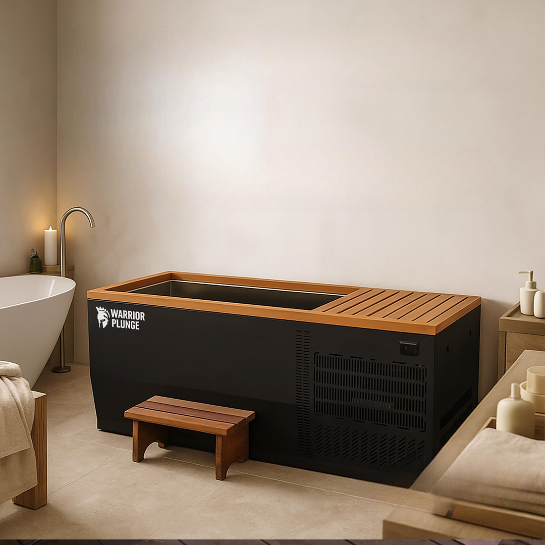 WARRIOR PLUNGE CLASSIC - Ice Bath Spa with Timber & Stainless Steel Finishing