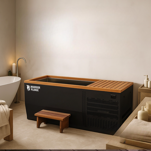 WARRIOR PLUNGE CLASSIC - Ice Bath Spa with Timber & Stainless Steel Finishing