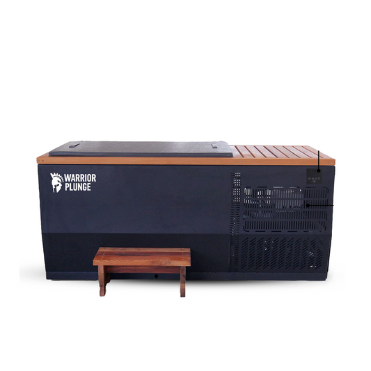 WARRIOR PLUNGE CLASSIC - Ice Bath Spa with Timber & Stainless Steel Finishing