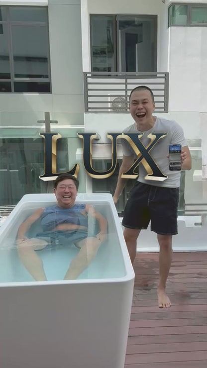 WARRIOR PLUNGE LUXE Ice Bath Tub with 2.0 hp Chiller