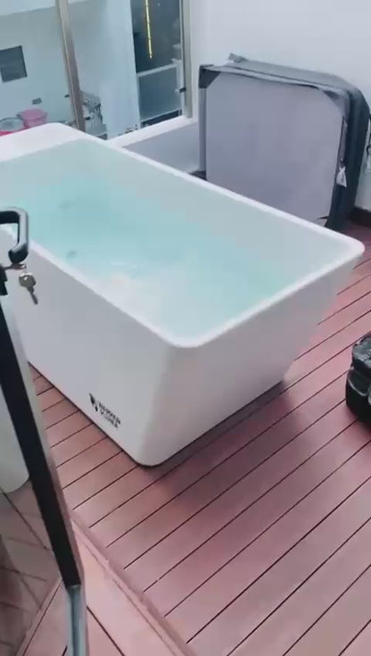 WARRIOR PLUNGE LUXE Ice Bath Tub with 2.0 hp Chiller